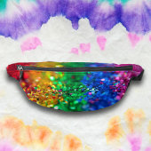 Sprankelende Kleurrijke Rainbow Sequins Heuptasje