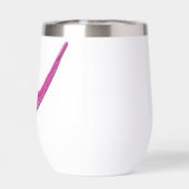 Sprankelende roze vlinder (Achterkant)