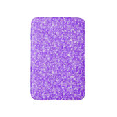 Sprankelende witte en Paarse glitter Badmat (Voorkant Verticaal)
