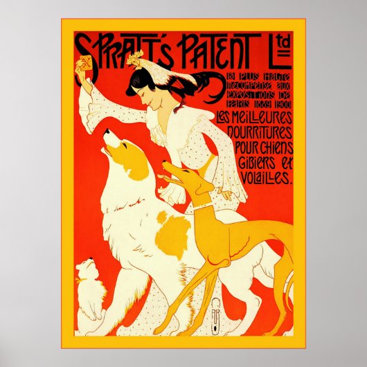 Spratt's Patent Ltd ~ Frans Adverteren Poster (Voorkant)
