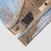 Sprawling Rural Barn Tissuepapier (Detail)