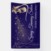 Spray Body Tan Navy Zwart Brons Spandoek (Verticaal)