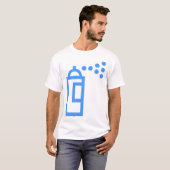 Spray Can Pictogram T-shirt (Voorkant volledig)
