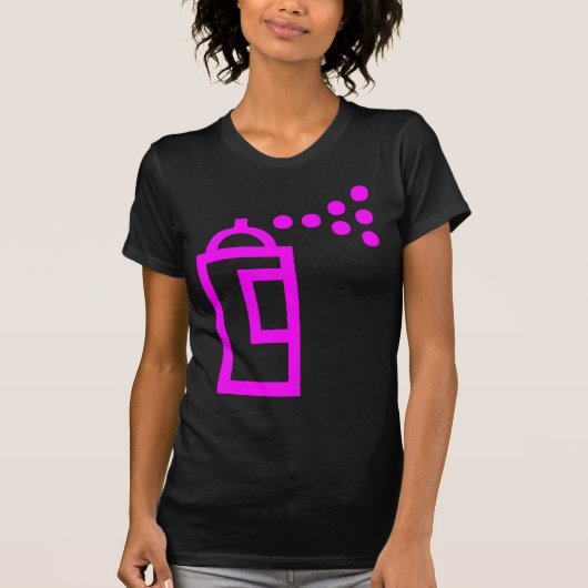 Spray Can Pictogram T-shirt (Voorkant)