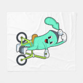 Spray can with Bicycle Fleece Deken (Voorkant (Horizontaal))