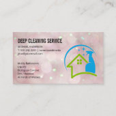 Spray Cleaning Home Logo | Boke Visitekaartje (Voorkant)