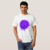Spray Face Paars T-shirt (Voorkant volledig)