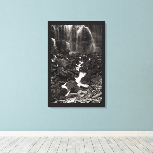 Spray Herfsten, WA Canvas Afdruk (Insitu (Houten vloer))