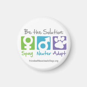 "Spray, Neuter, Adopt" Magneet