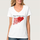 Spray of Hearts for Valentines Day T-Shirt (Devant)