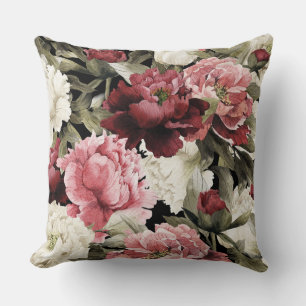 Spray of Rozen Floral Decorative Pillow Kussen