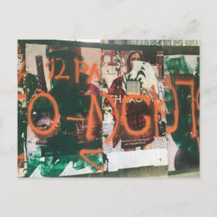 Spray Paint Graffiti Midtown Manhattan NYC Foto Briefkaart