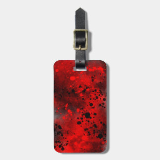 Spray Paint Splatter Effect Luggage Tag Bagagelabel