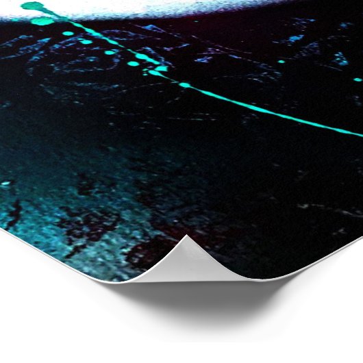 Spray Painted Peace Sign Poster (Hoek)