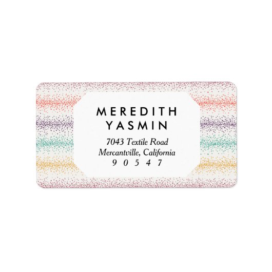 Spray Sprinkle strepen Matige sparren Etiket (Voorkant)