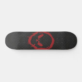 Spray stencil skateboard (Horizontaal)