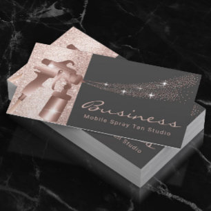 Spray Tan Blush Roos Gold Airping Tanning Visitekaartje