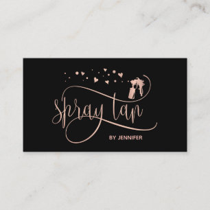 Spray Tan machine mobiele tanning studio harten Visitekaartje