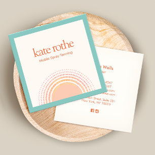 Spray Tan Tropical Sun Contactkaartje