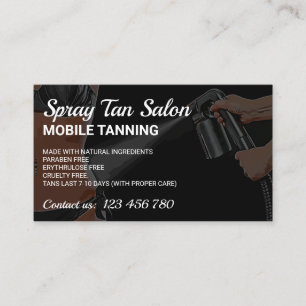 Spray Tanning Mobiele Lichaam Bruining Verf Zomer  Visitekaartje