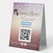 SPRAY TANS VENMO QR CODE SIGNE PÉDESTAL (Recto)