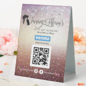 SPRAY TANS VENMO QR CODE SIGNE PÉDESTAL (In SItu (Mariage))