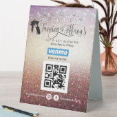 SPRAY TANS VENMO QR CODE SIGNE PÉDESTAL (En SItu (Tableau))