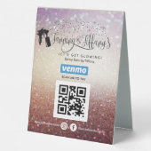 SPRAY TANS VENMO QR CODE SIGNE PÉDESTAL (Verso)