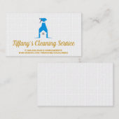 Sprayflespictogram | Badtegel Zakelijke kaart Visitekaartje (Voorkant / Achterkant)