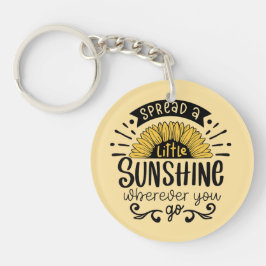 Spread a little sunshine wherever you go. sleutelhanger