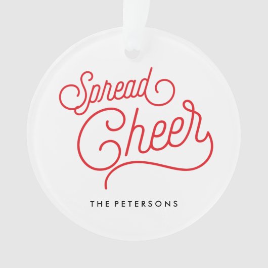 Spread Cheer Ornament (voorkant)