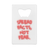 Spread facts, not fear neon sign transparent (Dos)