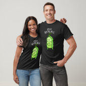Spread Hap-pea-ness Funny Peas Pun Dark BG T-shirt (Unisex)