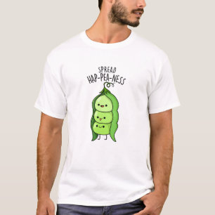 Spread Hap-pea-ness Grappige Erwten Pun T-shirt