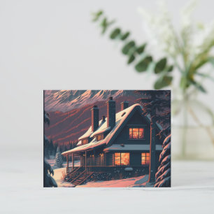 Spread Holiday Cheer met een Wintery-Briefkaart Briefkaart