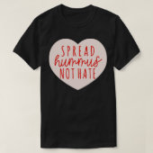 Spread Hummus not Hate T-shirt (Design voorkant)