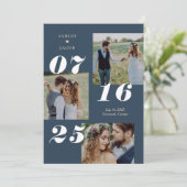 Spread Joy EDITABLE KLOR Save the Date Card Bedankkaart (Staand voorkant)
