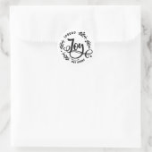 Spread Joy Not Germs Ronde Sticker (Tas)
