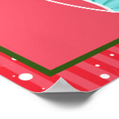 Spread Kerstmis-kaarsmasker Poster (Hoek)