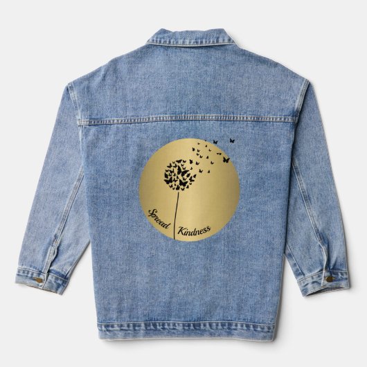 Spread Kindness Denim Jacket (Achterkant)