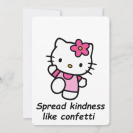 Spread Kindness Like Confetti Kaart