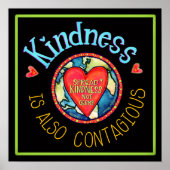 Spread Kindness not Germs Poster (Voorkant)
