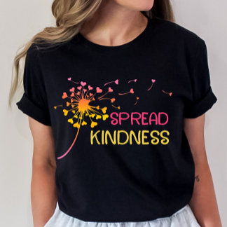 Spread Kindness Positivity T-shirt, wees aardig T-shirt