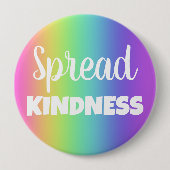 Spread Kindness Rainbow Button (Voorkant)