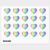 Spread Kindness Rainbow Hart Sticker (Vel)