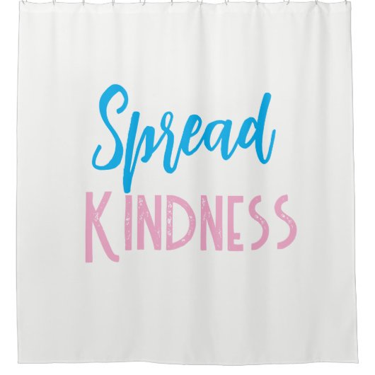Spread Kindness Shower Curtain Douchegordijn (Voorkant)