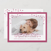 SPREAD LAVE EN KINDERNESS Valentijn Feestdagenkaart (Voorkant / Achterkant)