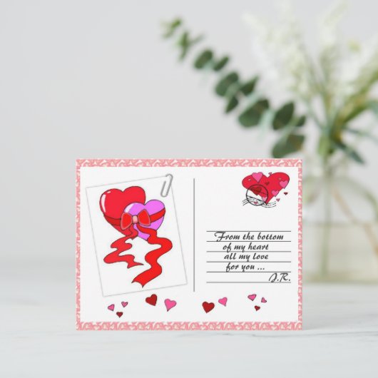 Spread Love Briefkaart (Staand voorkant)