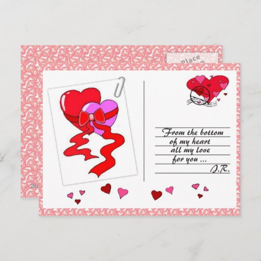 Spread Love Briefkaart (Voorkant / Achterkant)