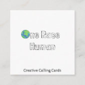 Spread Love Not Hate Contactkaartje (Achterkant)